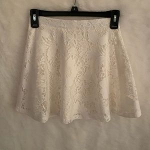 Off white lace skirt from Aeropostale